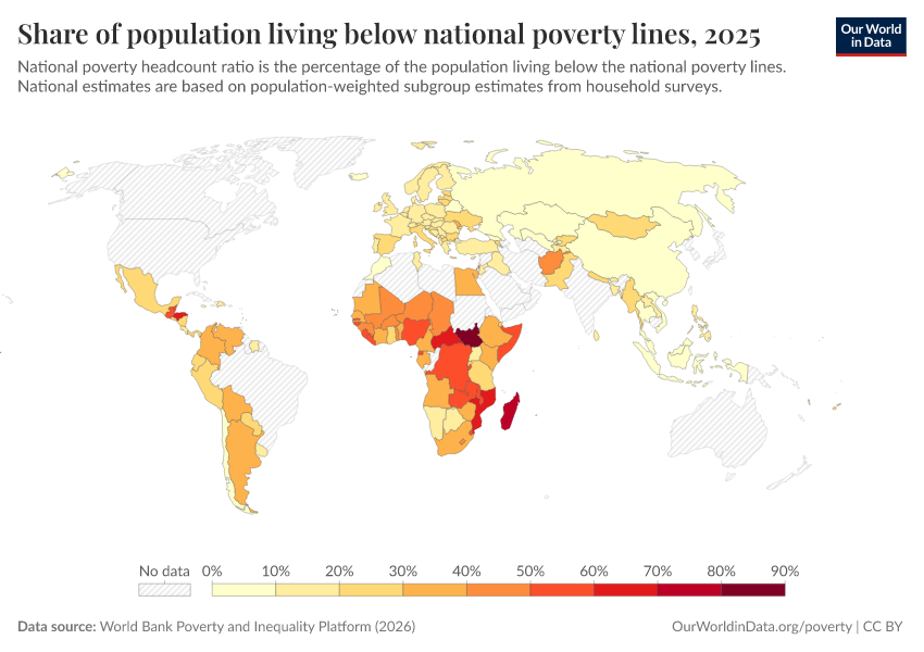 A thumbnail of the "Share of population living below national poverty lines" chart